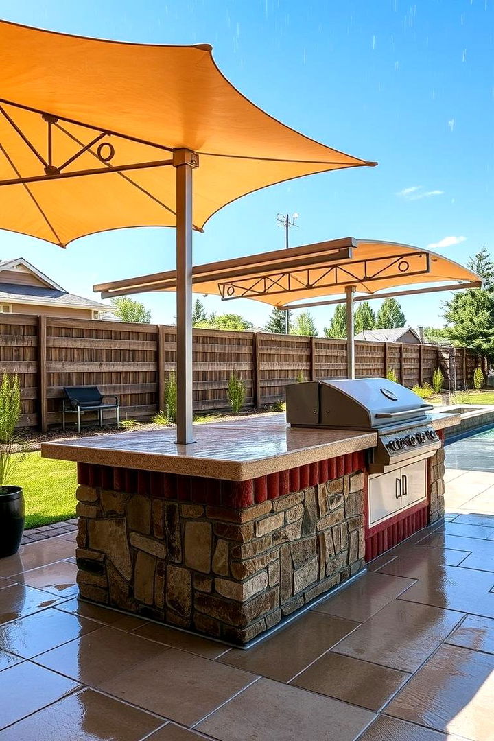 Weather Resilient BBQ Setup - 22 Bbq Island Ideas