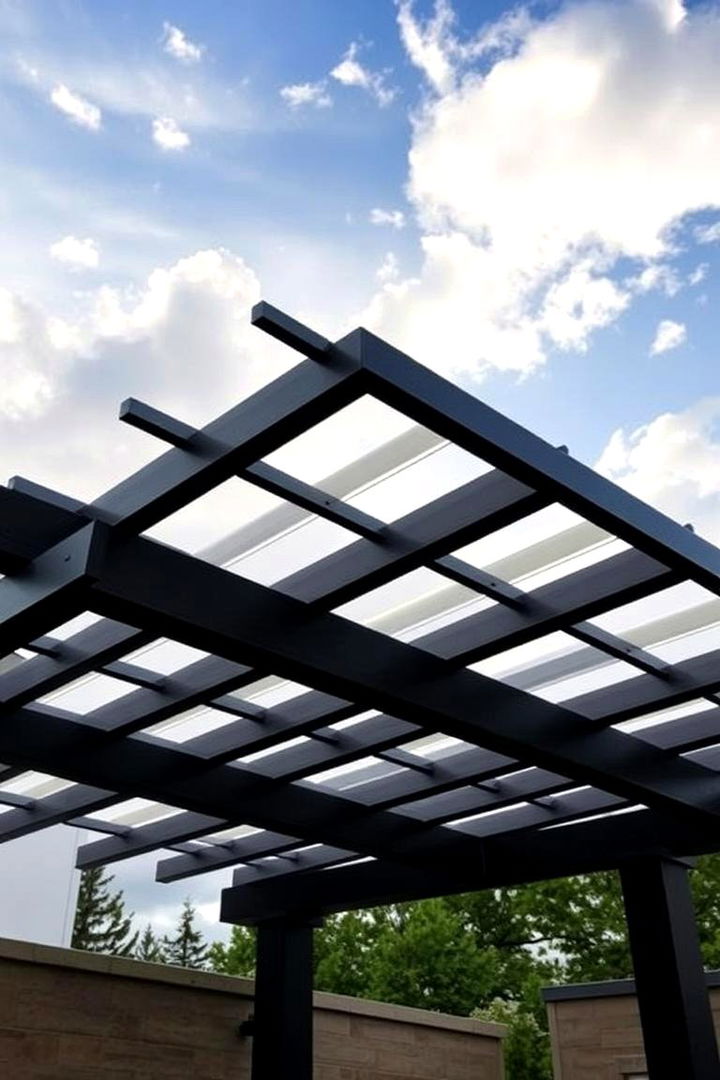 Weather Resistant Composite Design - 22 Pergola Roof Ideas