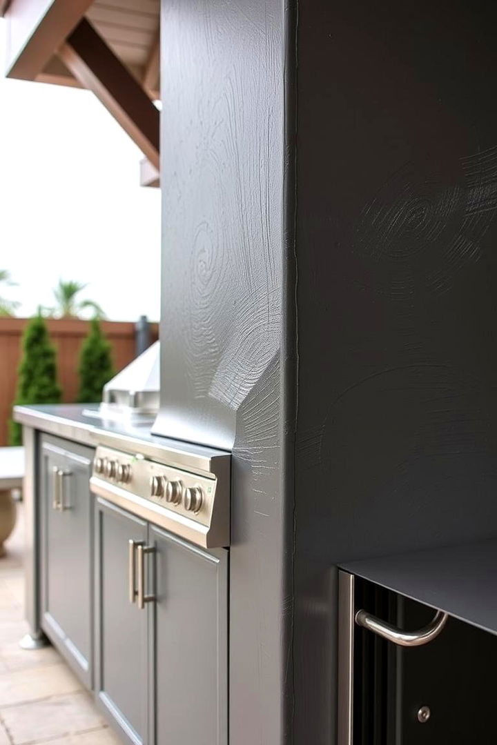 Weather Resistant Finishes - 22 L Shaped Outdoor Kitchen Ideas