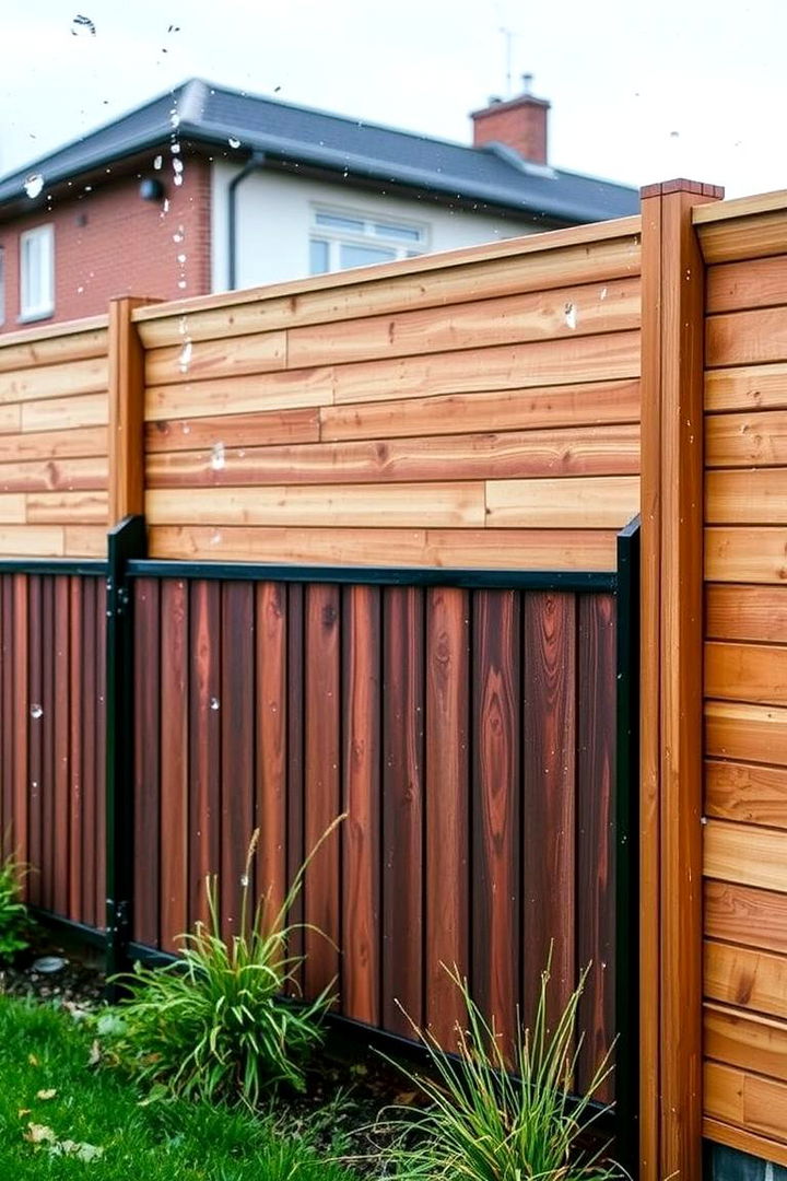 Weather Resistant Innovative Design - 22 Front Yard Fence Ideas
