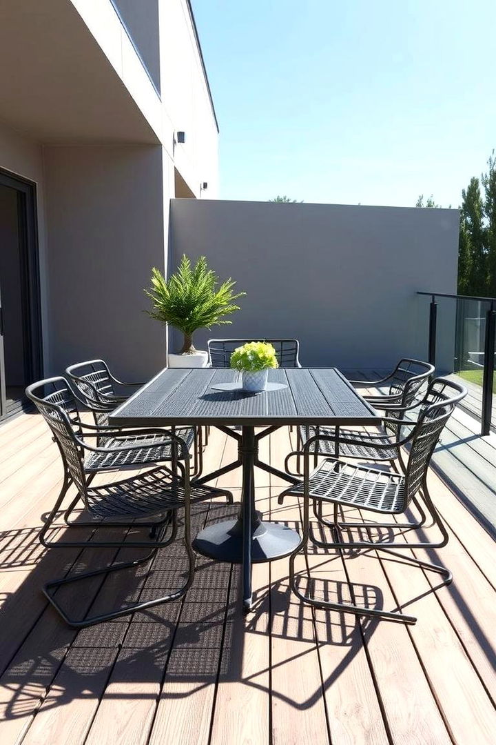 Weather Resistant Metal Designs - 22 Deck Furniture Ideas