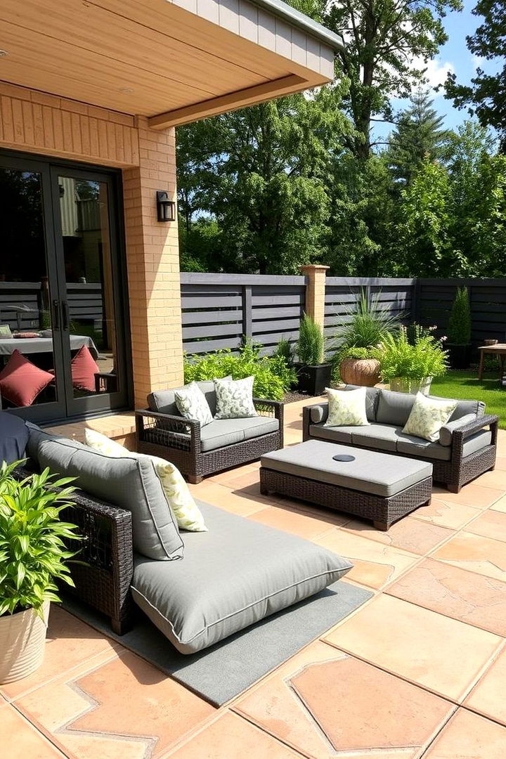Weather Resistant Outdoor Floor Seating - 22 Floor Seating Ideas
