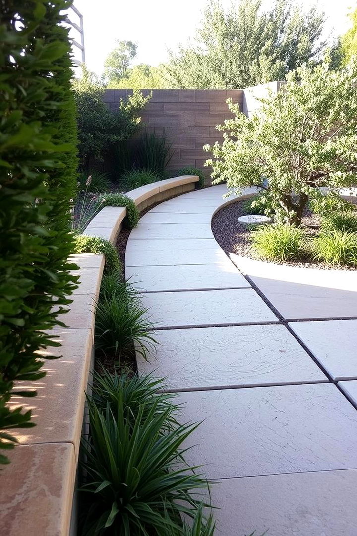 Weathered Limestone Outlines - 22 Stone Garden Edging Ideas