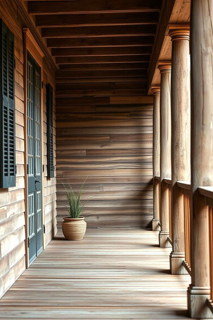 Weathered Wood Inspirations - 22 Colonial Front Porch Ideas