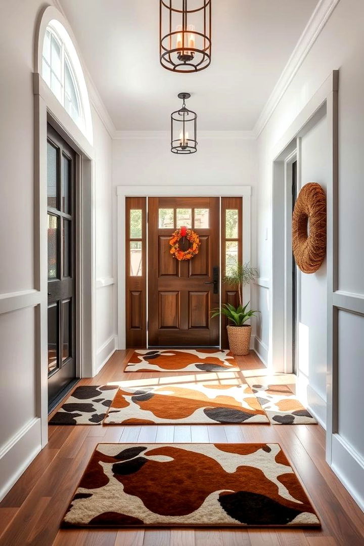 Welcoming Cow Print Doormats - 22 Cow Print Room Decor Ideas