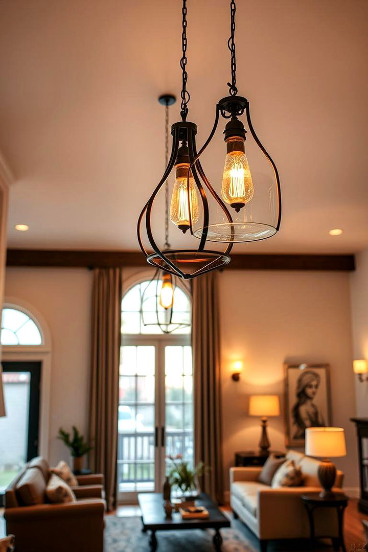 Western Inspired Lighting Fixtures - 22 Western Living Room Ideas