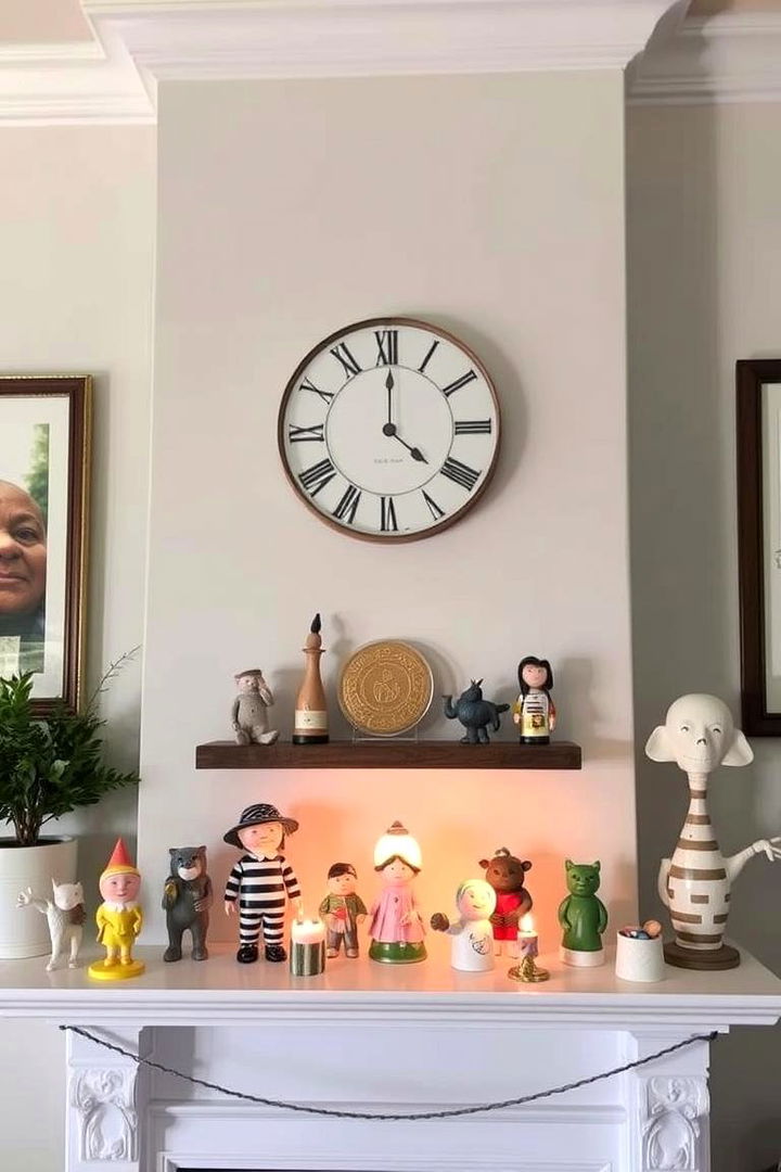 Whimsical Accessories - 22 Spring Mantel Decor Ideas