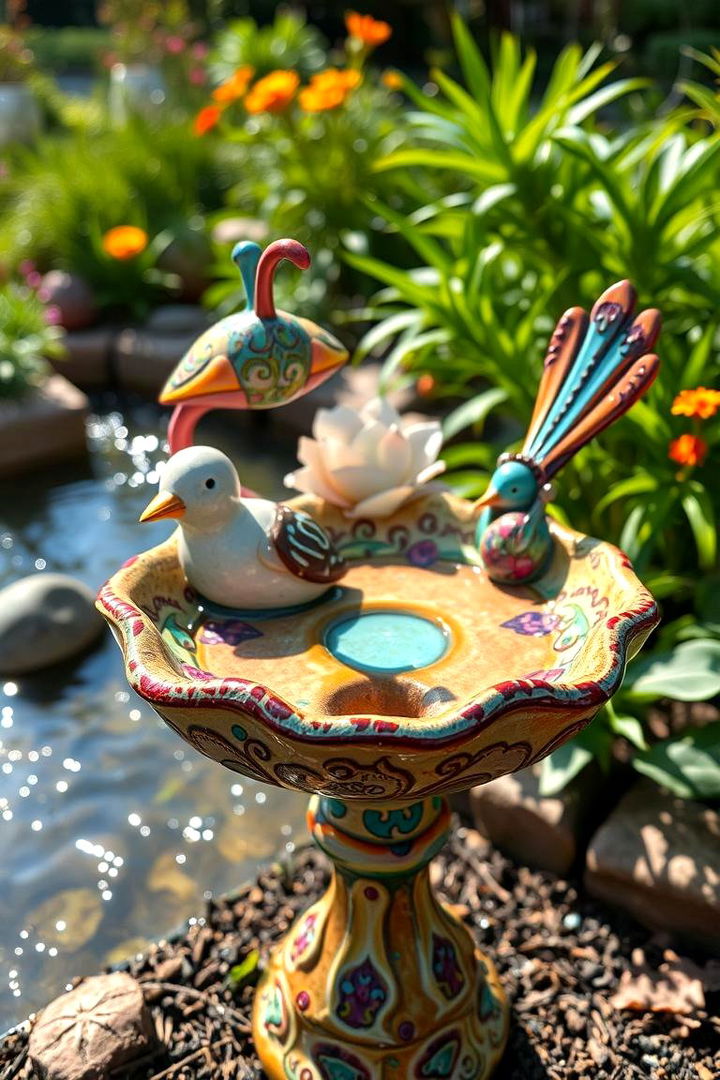 Whimsical Bird Baths - 22 Garden Decor Ideas