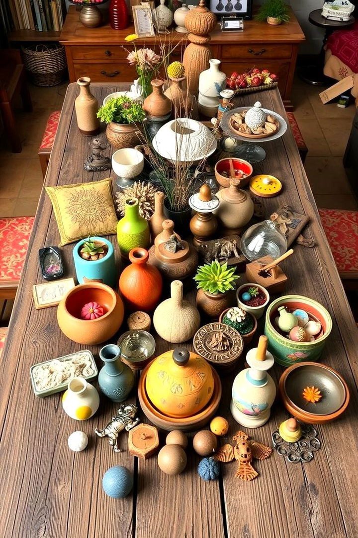 Whimsical Bohemian Vibes - 22 Dining Table Centerpiece Ideas