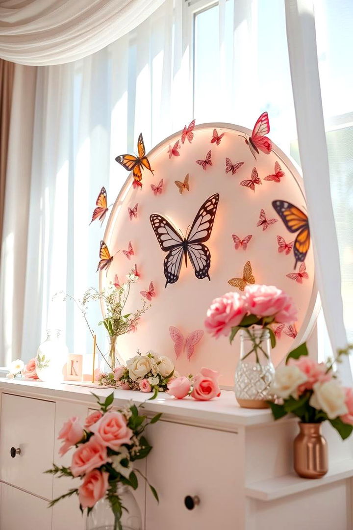 Whimsical Butterfly Altar - 22 Wedding Altar Ideas