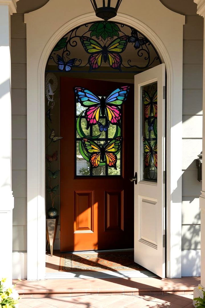 Whimsical Butterfly Decor - 22 Spring Front Door Decor Ideas
