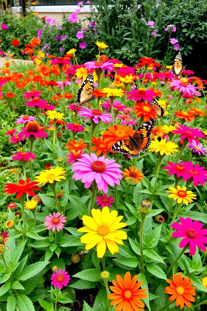Whimsical Butterfly Friendly Beds - 22 Front Yard Texas Flower Bed Ideas