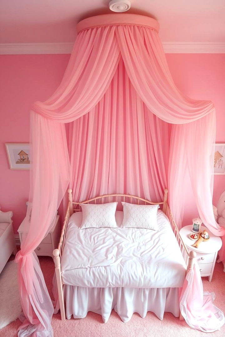 Whimsical Canopy Beds - 22 Pink Nursery Ideas