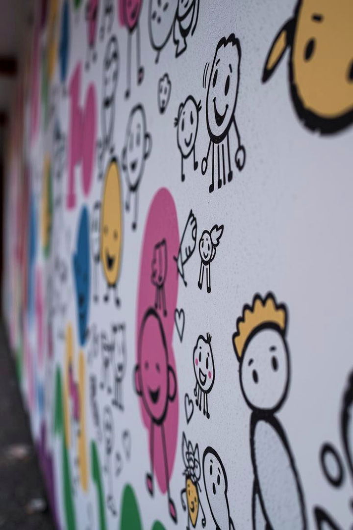 Whimsical Cartoon and Character Designs - 22 Garage Door Murals