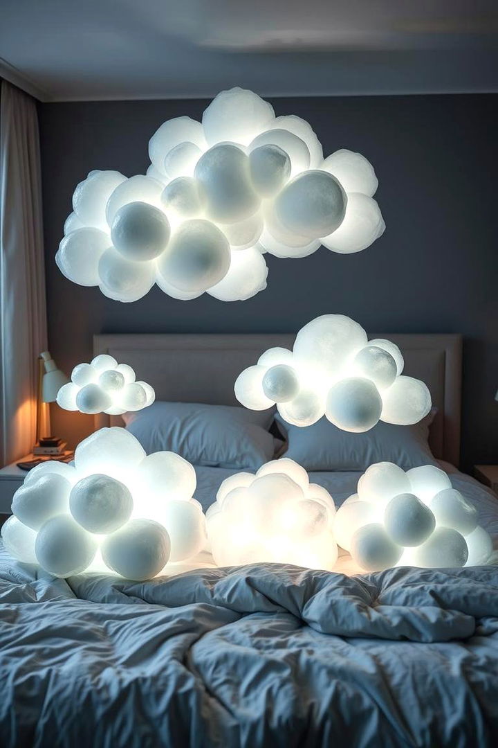 Whimsical Cloud Sculptures - 22 Cloud-Themed Bedroom Ideas
