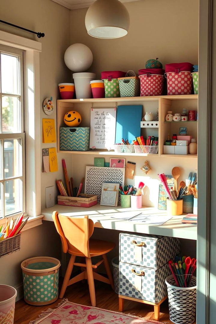 Whimsical Crafting Corner - 22 Morning Room Ideas