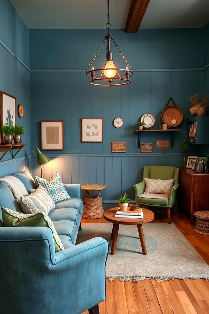 Whimsical Denim and Seaweed - 22 Blue and Green Color Combos for Decorating