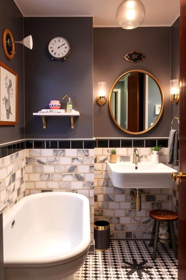 Whimsical Detail Accents - 22 Aesthetic Bathroom Ideas