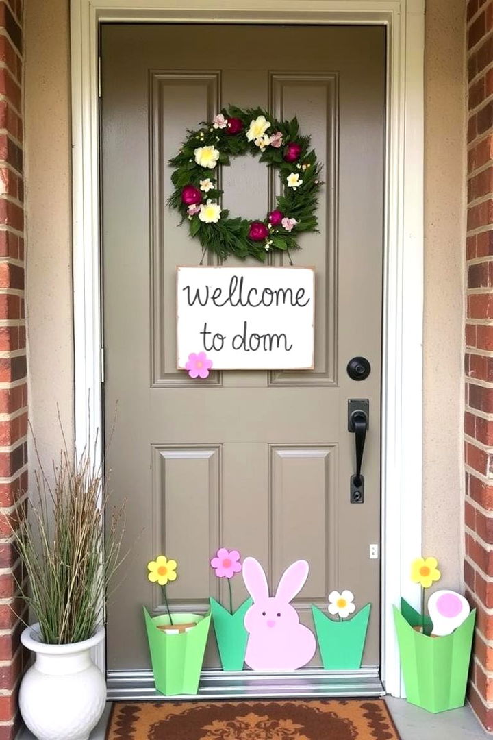 Whimsical Door Decorations - 22 Spring Decor Ideas