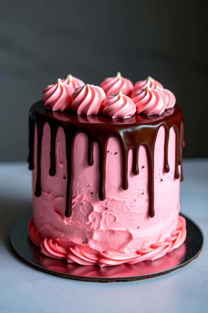 Whimsical Drip Cake - 22 Wedding Cake Ideas
