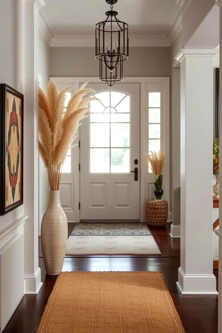 Whimsical Entryway Display - 22 Pampas Grass Decor Ideas