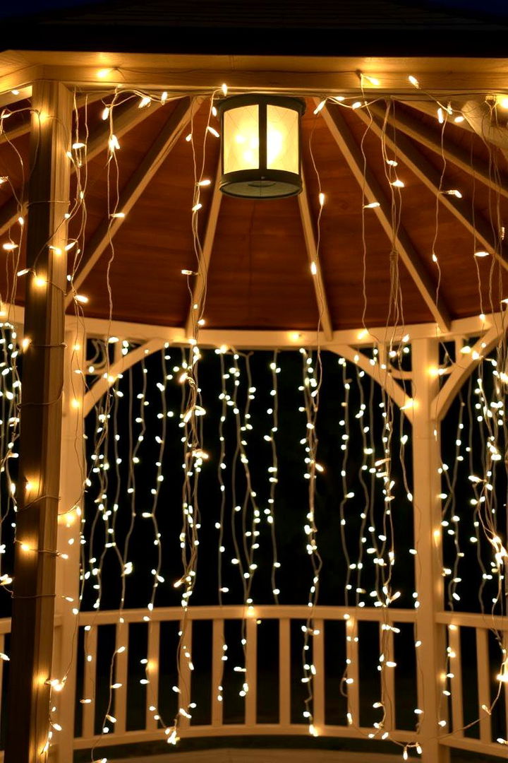 Whimsical Fairy Light Magic - 22 Gazebo Lighting Ideas