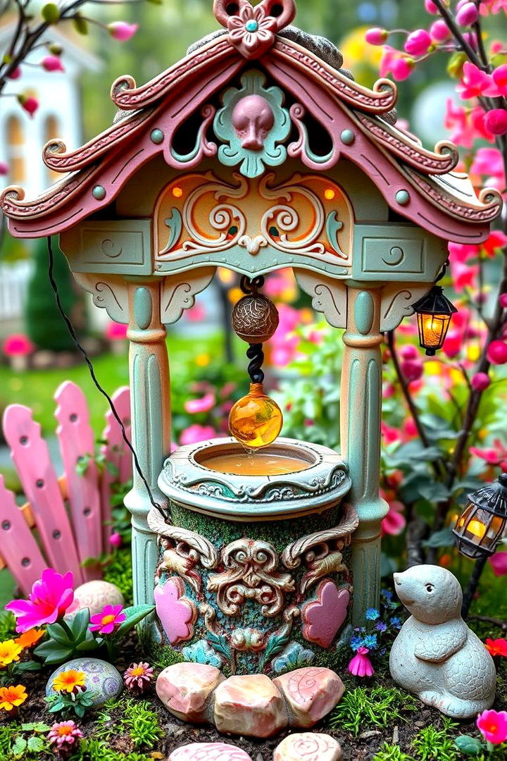 Whimsical Fairy Tale Wishing Well - 22 Outdoor Wishing Well Garden Ideas