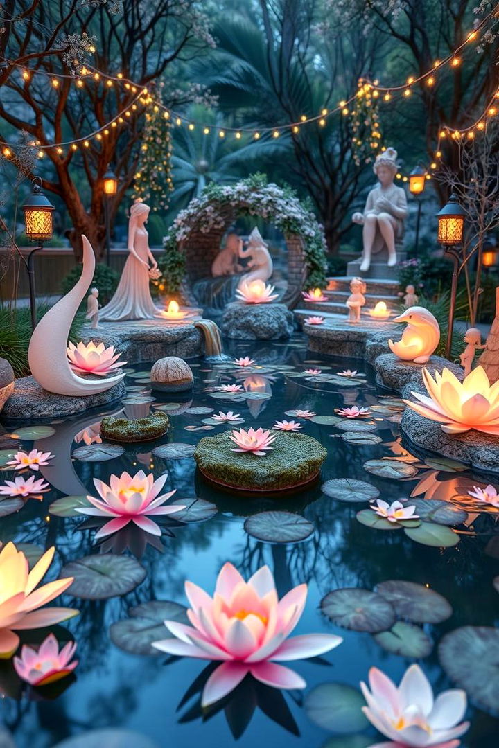 Whimsical Fairy tale Pond - 22 Backyard Pond Ideas