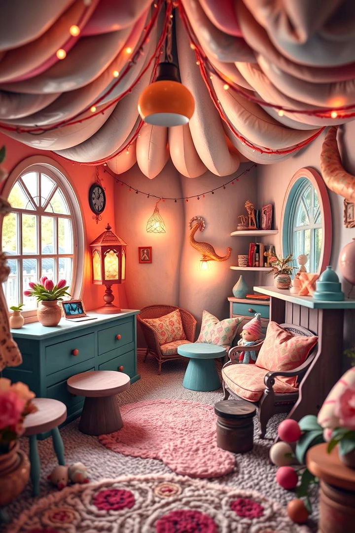 Whimsical Fantasy Retreat - 22 Colorful Room Ideas
