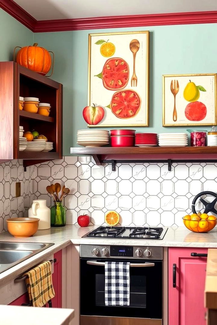 Whimsical Food Inspired Prints - 22 Kitchen Wallpaper Ideas