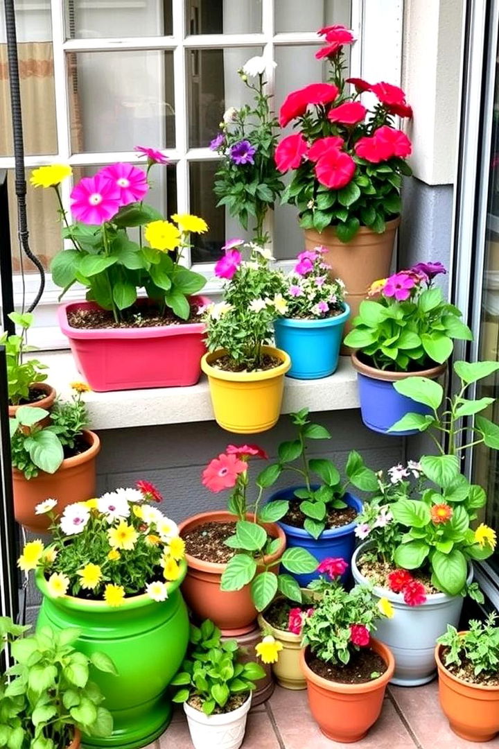 Whimsical Garden Containers - 22 French Balcony Ideas