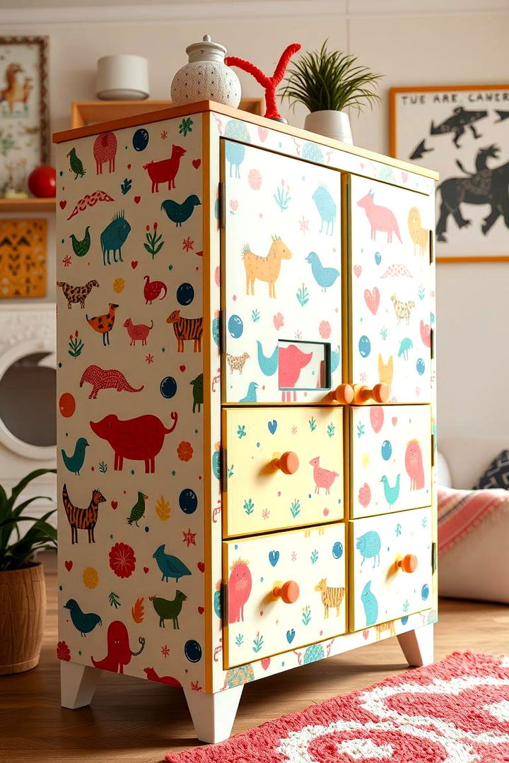 Whimsical Patterns - 22 Painted Furniture Ideas