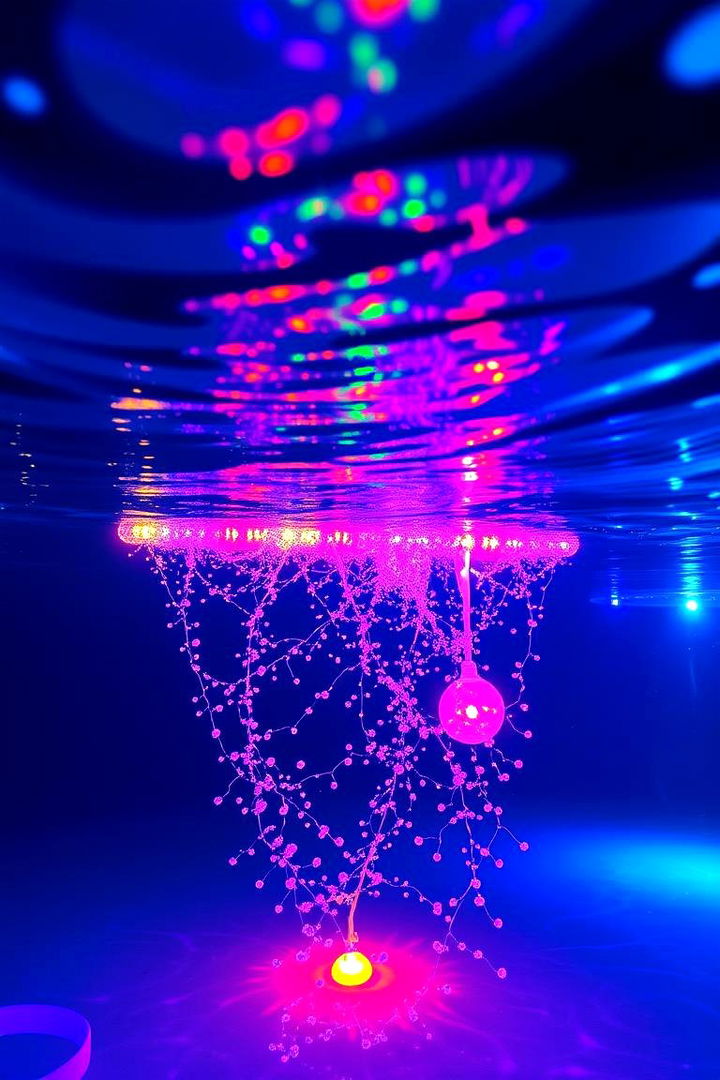 Whimsical Underwater Lighting - 22 Pool Decor Ideas