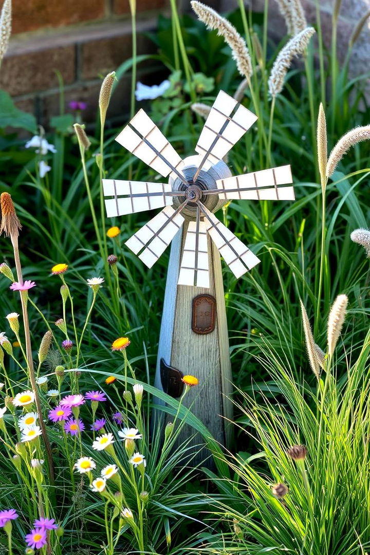 Whimsical Windmill Corner - 22 Fairy Garden Ideas