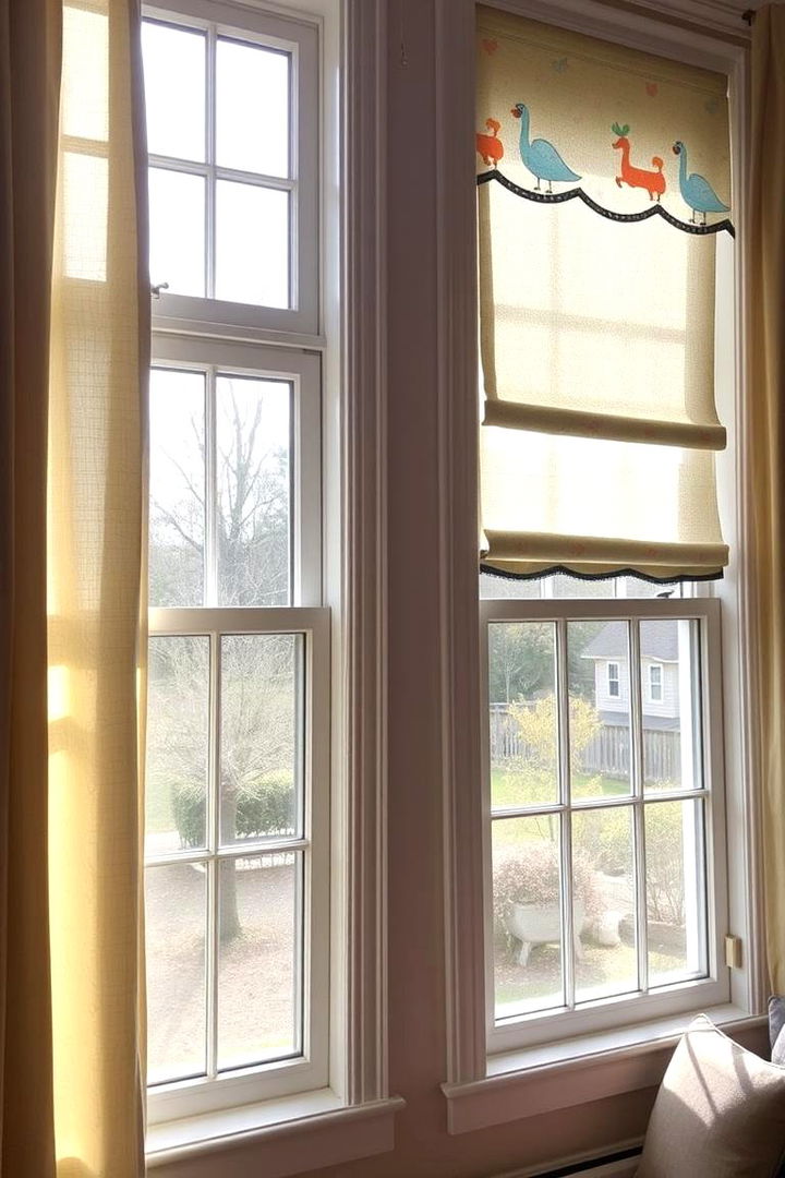 Whimsical Window Treatments - 22 Kids Room Ideas