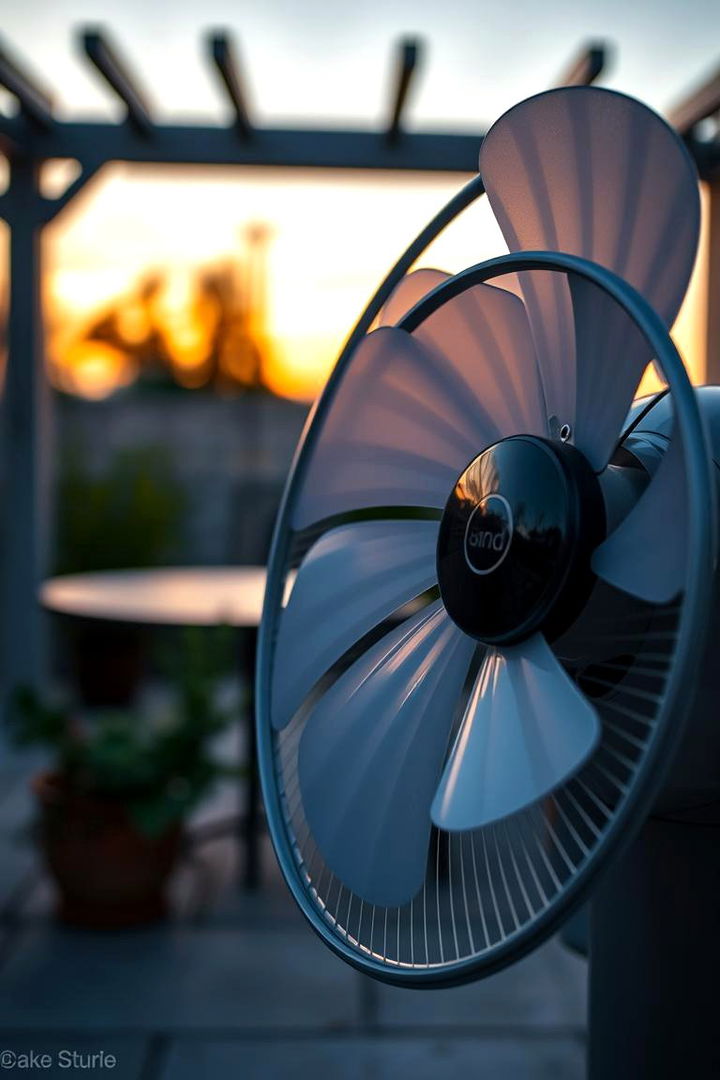Whisper Quiet Operation - 22 Patio Fan Ideas