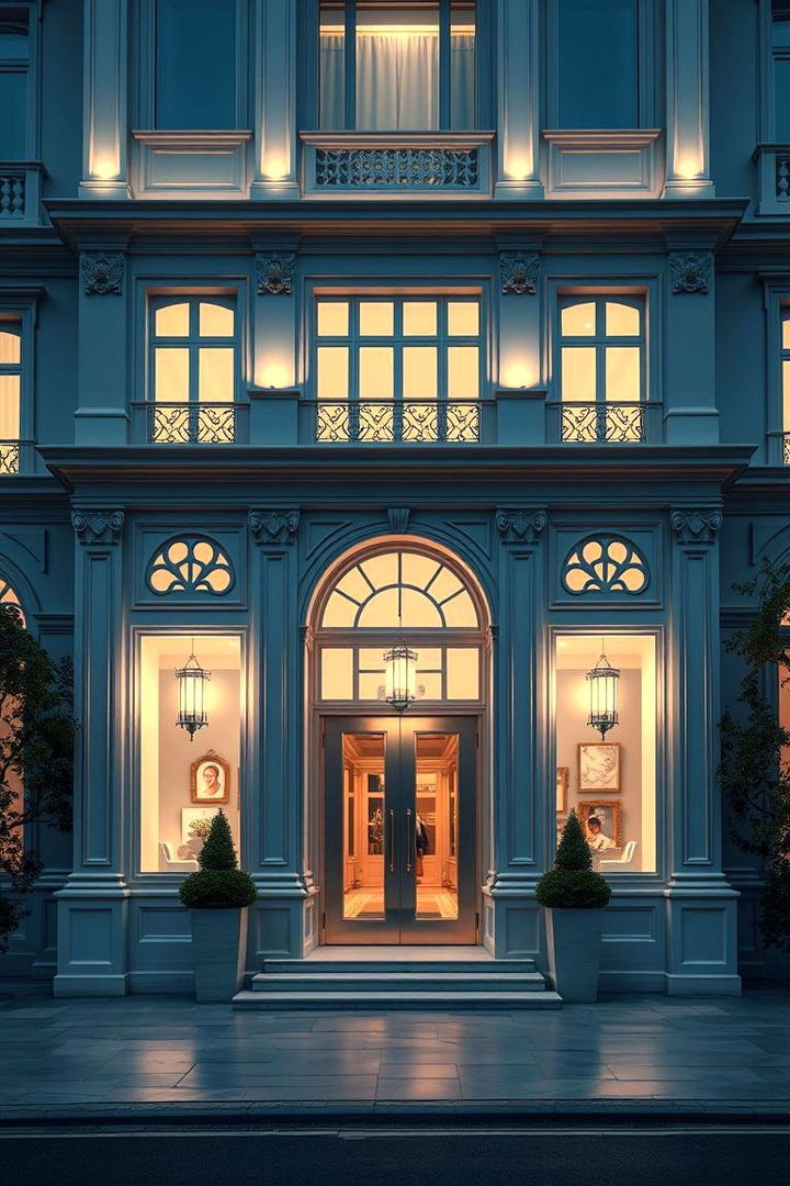 Whispering Porcelain Glow - 22 Off-white Paint Colors for Home Exteriors