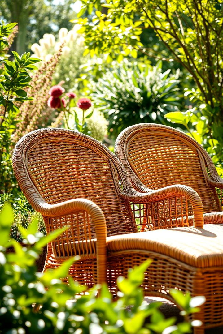 Wicker Lounge Chairs - 22 Garden Seating Ideas