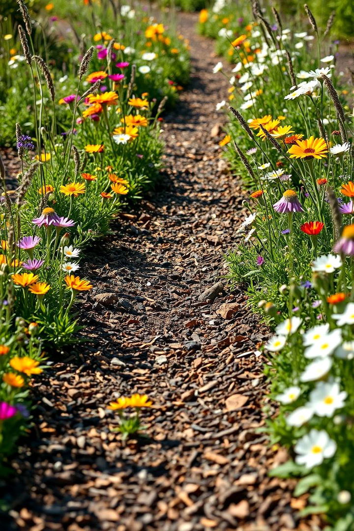 Wildflower Integration Path - 22 Mulch Pathway Ideas