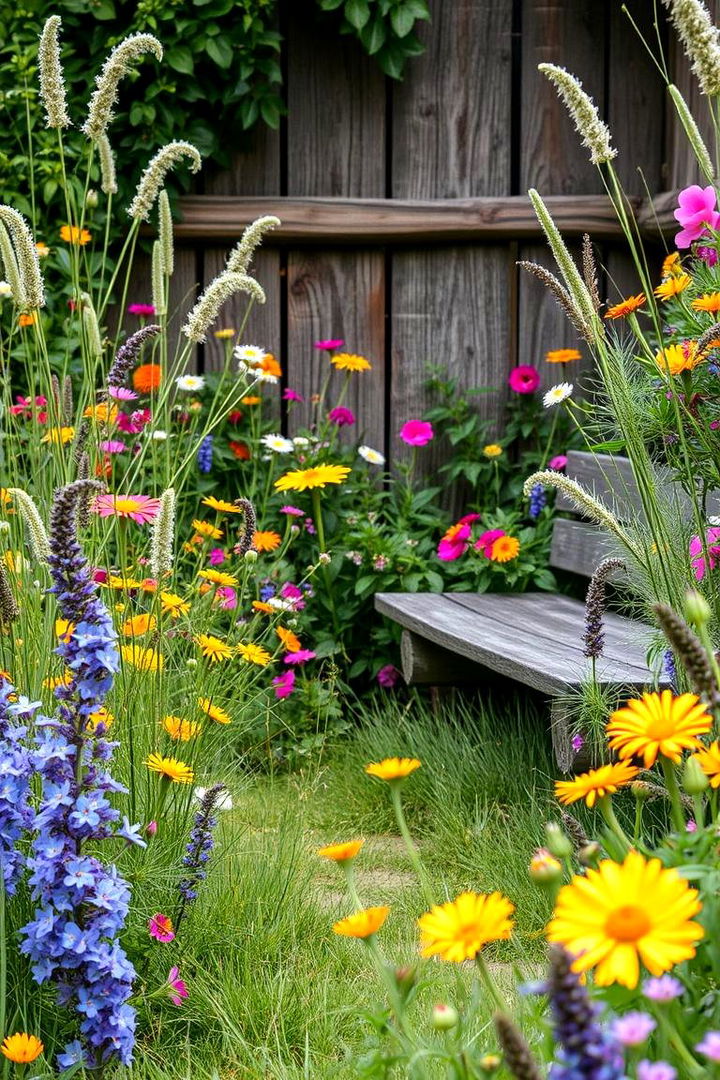 Wildflower Meadow Nook - 22 Outdoor Reading Nook Ideas
