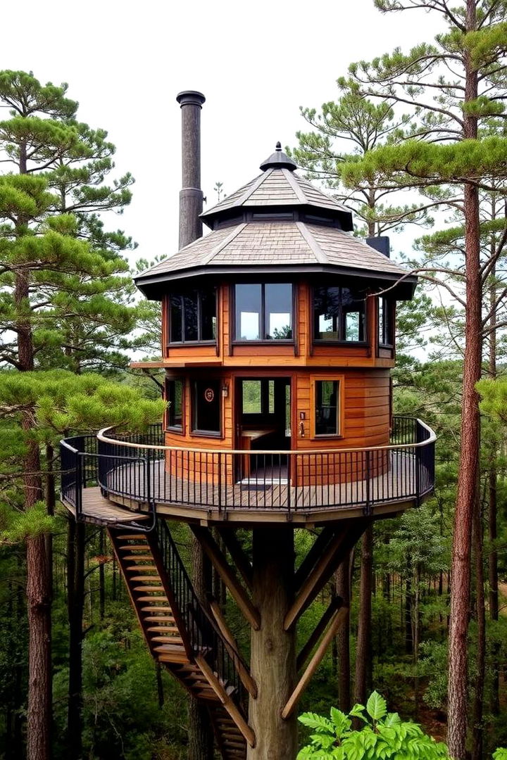 Wildlife Watch Tower - 22 Tree House Ideas