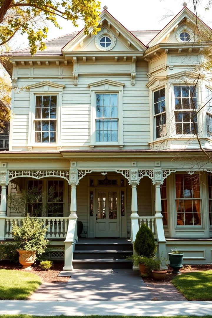 Willow Green Sophistication - 22 Green Victorian House Colors