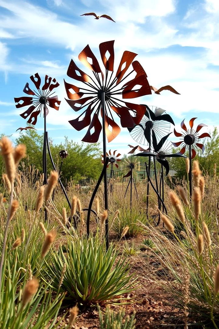Wind Sculpture Garden - 22 Arizona Backyard Ideas