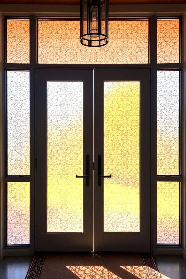 Window Film Innovations - 22 Front Door Privacy Ideas