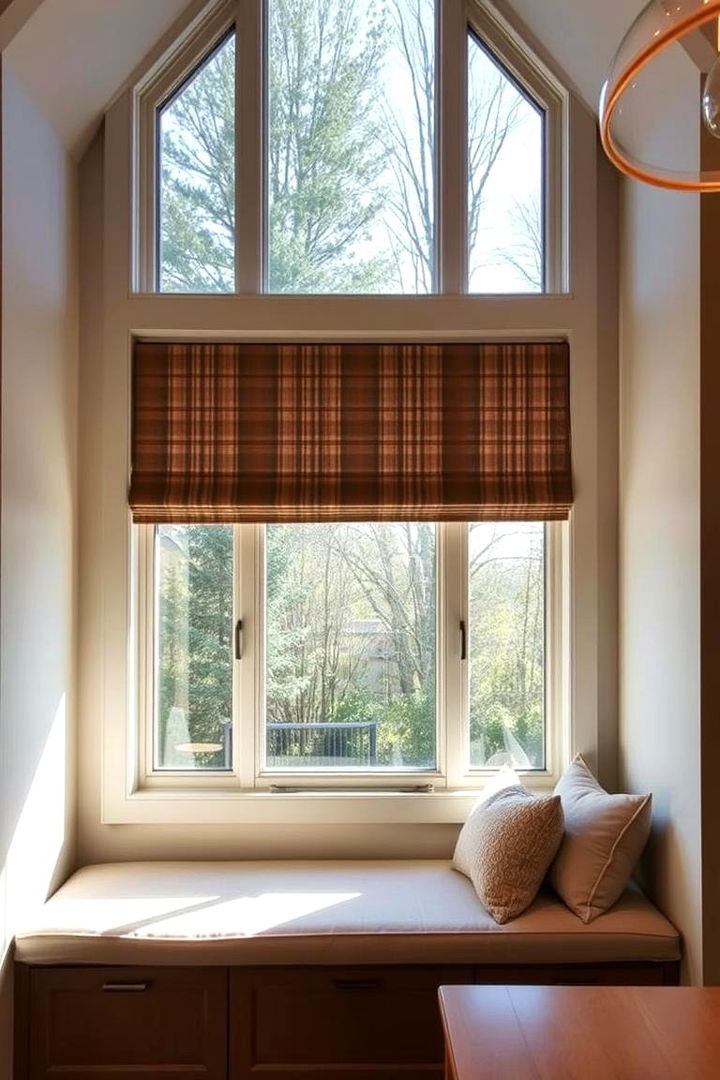 Window Integrated Fireplace Nook - 22 Fireplace Seating Ideas