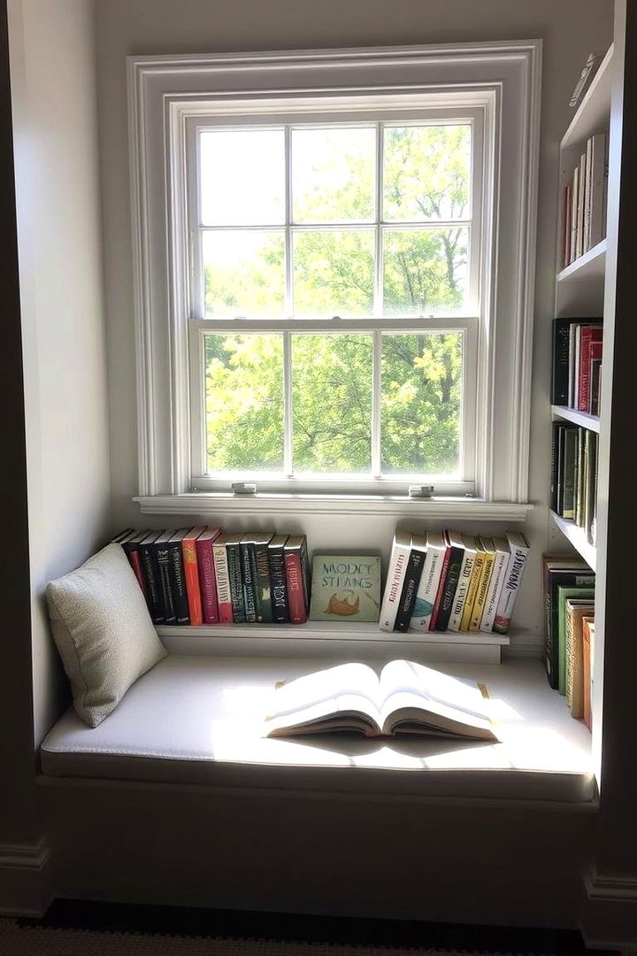 Window Nook Reading Space - 22 Home Library Ideas