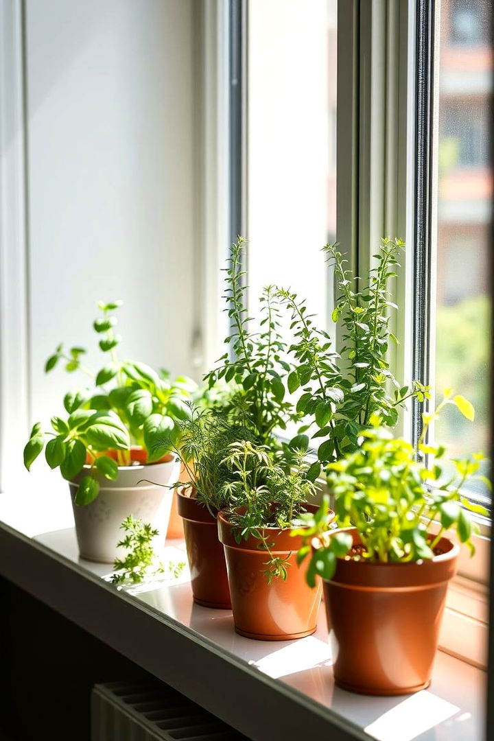 Windowsill Herb Paradise - 22 Indoor Garden Ideas