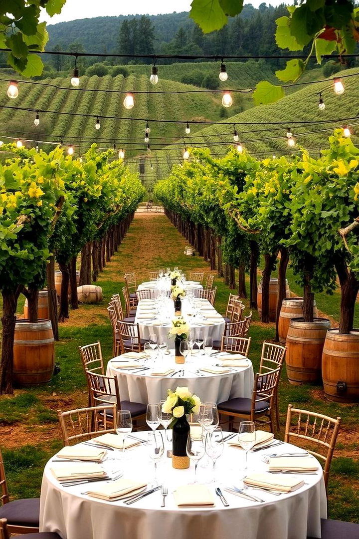 Wine Country Vineyard Soiree - 22 Wedding Rehearsal Dinner Ideas