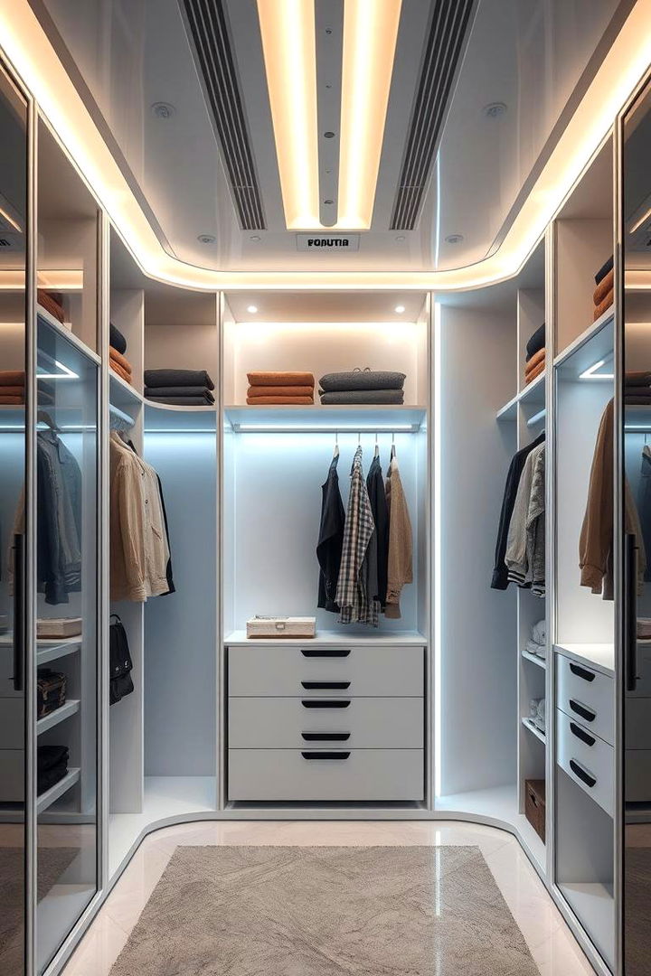 Wireless Remote Control Lights - 22 Closet Lighting Ideas