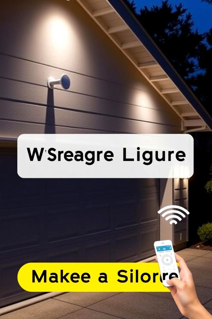 Wireless Remote Controlled Fixtures - 22 Exterior Garage Lighting Ideas
